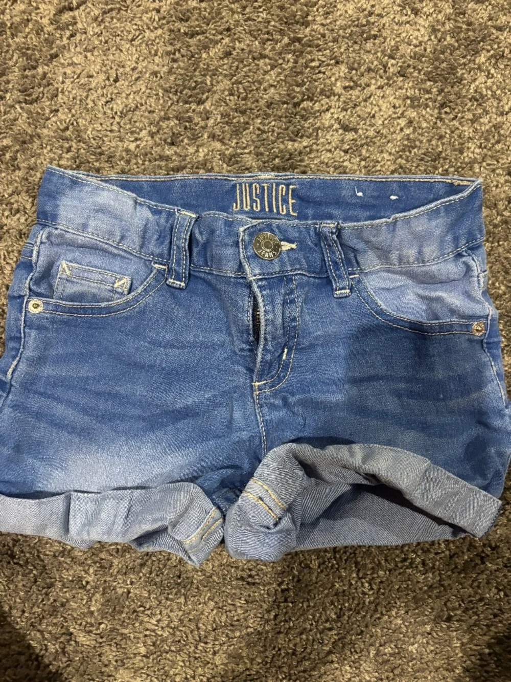 Justice blue Jean shorts